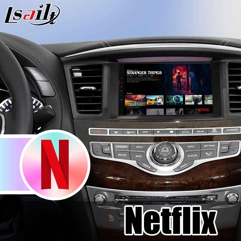 Видеоинтерфейс Lsailt Android 9 0 GPS навигатор с 3 + 32 ГБ для Infiniti 2018 2019 QX60 QX80 QX56 и патруль|GPS