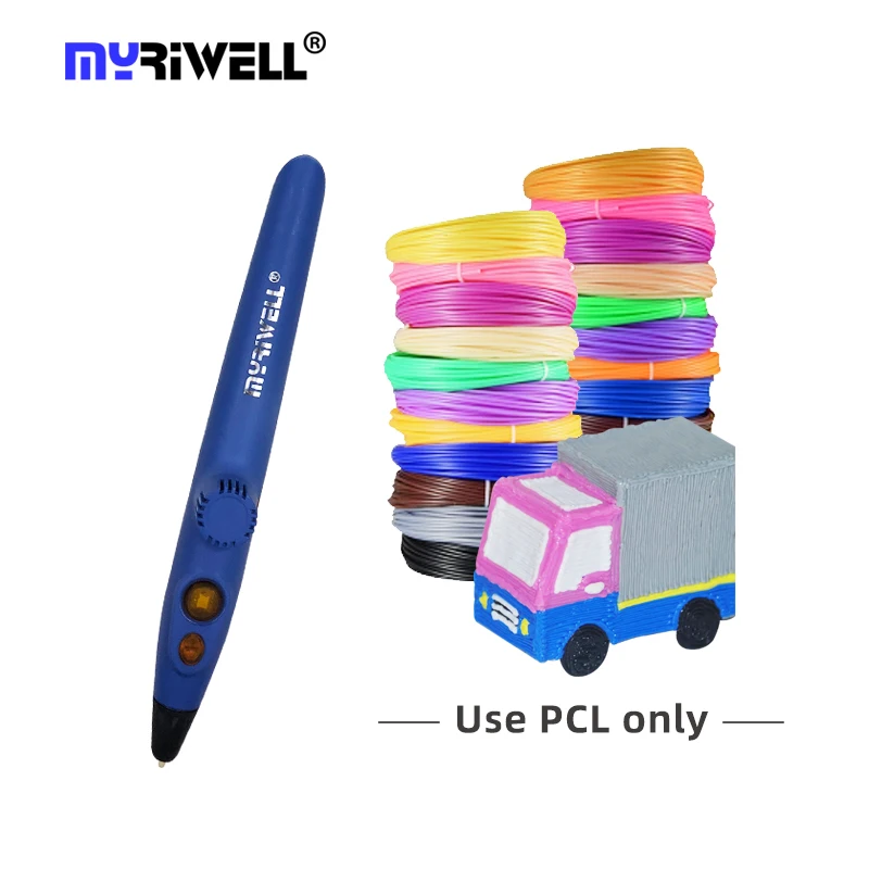 Myriwell RP-200A DIY Gift Toy support 1.75mm Filament   3D colours pen 3D Printing Pen For Kids High quality