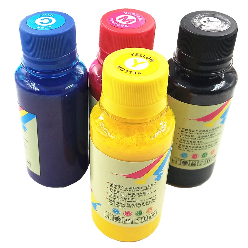 Pigment 100MLX4 Пустые заправляемые чернильные картриджи для 677 T6771 T6774 картриджи для Epson рабочей силы Pro WP-4011/4022/4091/4092/4511/4521/4531 и т. д - Цвет: Pigment 100MLX4