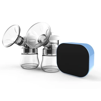 

Electric Breast Pump Smart Bilateral Large Suction Quiet Automatic Breast Pumping Device 9-Speed Adjustment Anti-Backflow no odo