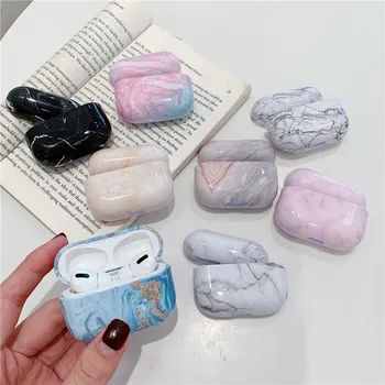 

Luxury Marble Hard PC Case For Apple AirPods Pro Case Earphone Case For Airpods 3 pro case cover Wireles Bluetooth Headset Case