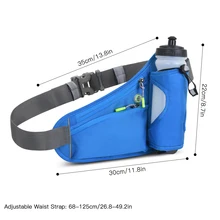  Waterproof Mobile Phone Pockets Storage Bags Fitness Water Bottle Pockets Outdoor Sports Running Adjustable Reflective Pockets 