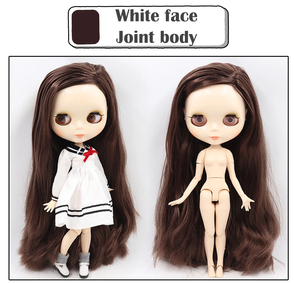 ICY Blyth Кукла № 2 глянцевое лицо белая кожа сустава тела 1/6 BJD Специальная цена 1/4 BJD, Pullip, Jerryberry, Licca игрушка подарок