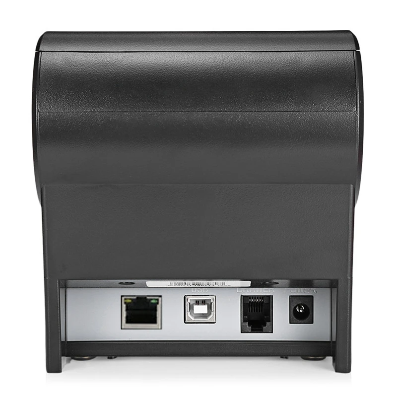 Небольшой чековый принтер 200 мм/сек. 80 мм чековый термопринтер с USB LAN Ethernet порт автоматический резак ЕС вилка