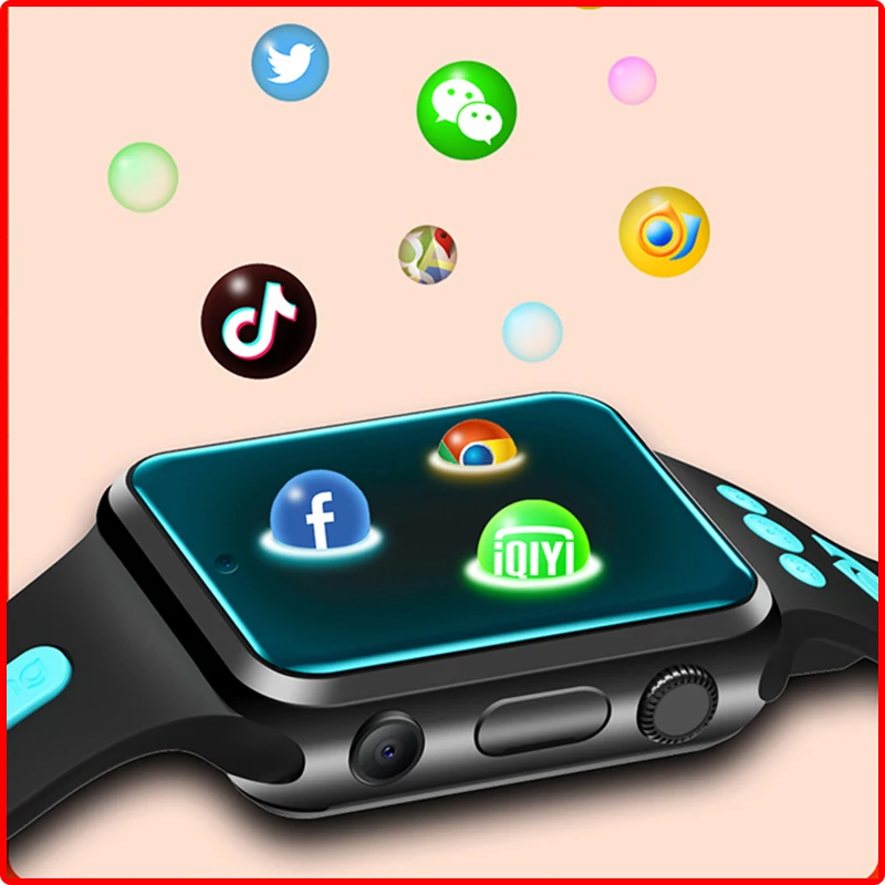 US $150.10 GPS Anti Lost Watch Student Children Smartwatch Android System APP 2MP Lens Smart 4G Kids Watch TF Card Video Call PK Thor 5 Pro