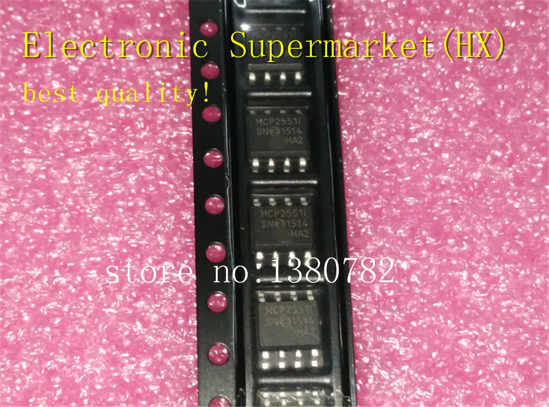 Новые оригинальные 50 шт./лот MCP2551-I/SN MCP2551 2551-I/SN SOP-8 IC в наличии! | Электронные