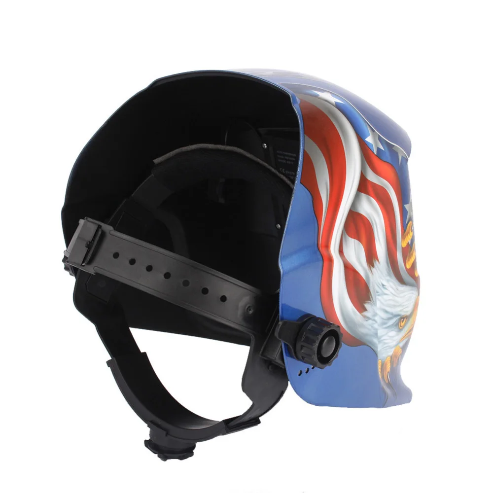 Hot Solar Automatic Darkening Helmet Welding Mask Auto Shield MIG TIG ARC Weld Protective Cap With Lens Adjustable He-ad | Инструменты