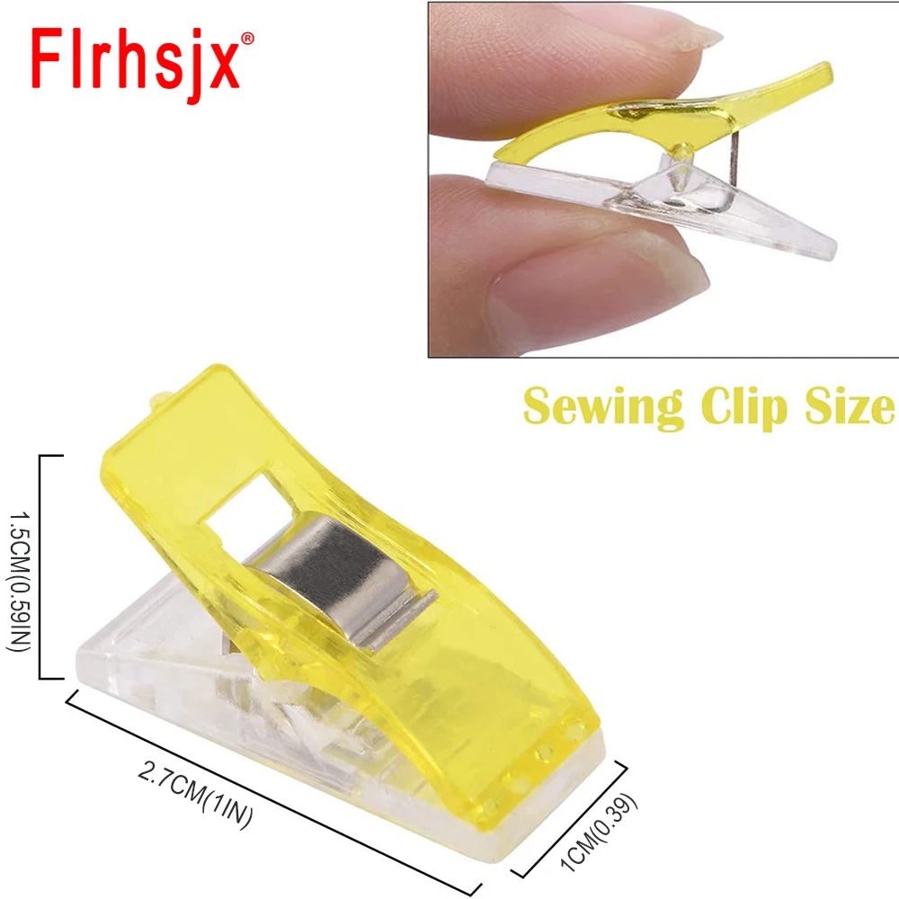 Colorful Sewing Clips Multipurpose Sewing Quilting Clips Fabric Crafting Clamps Binding Plastic Wonder 10/50pcs sewing clips garment clips plastic clips