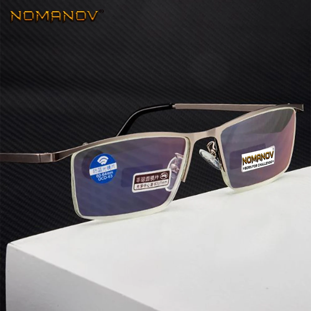 NOMANOV Сверхлегкий модный вырез для бровей бизнес анти-blu легкие очки для чтения+ 0,75+ 1,5+ 1,75+ 2+ 2,25+ 2,5+ 2,75++ 4