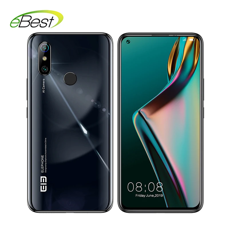 Elephone U3H смартфон на Android 6/8 ГБ ОЗУ Helio P70 Восьмиядерный 6 53 &quotFHD + 48MP камера 3500 мАч