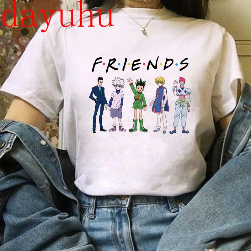 90sハンター × ハンターグラフィックtシャツ男性原宿かわいい