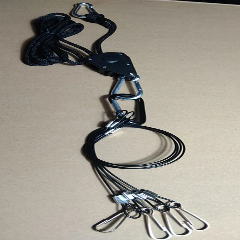 Hanger Lanyard Stainless Steel Lifter 1/8 Inch for Hanging Grow Light led grow light Led Lamp Quantum Board LM301H/B/281B+ Planting Indoor