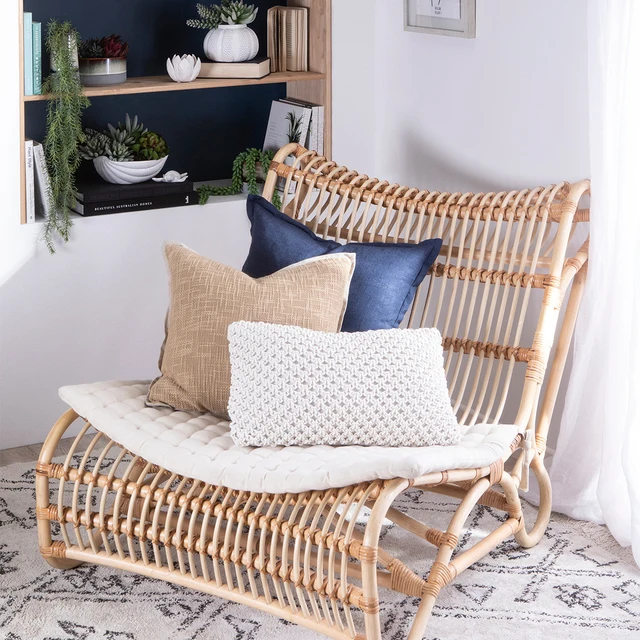 

MOM'S YARD New Macrame Handmade Cotton Thread Pillowcase Bohemia Moroccan Sofa Cushion Cover Decorative Pillowcase High-end Gift