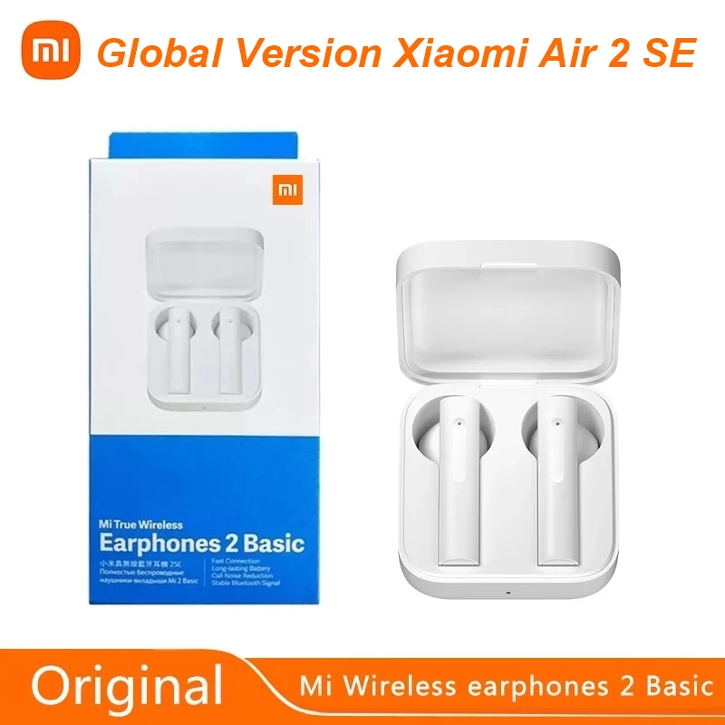 Беспроводные наушники Xiaomi Mi True Wireless базовые Bluetooth 5 0 глобальная версия Air 2 SE TWS Redmi