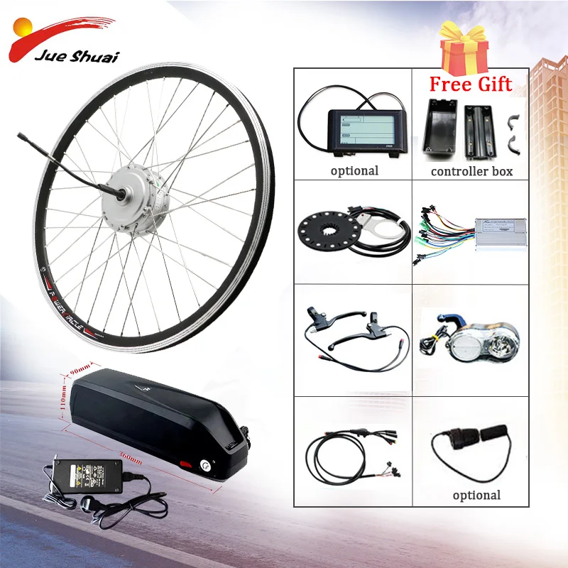 Комплект электрического велосипеда Bafang 36 в 250 Вт комплект Ebike 36V15AH 26 дюймов 700C 28