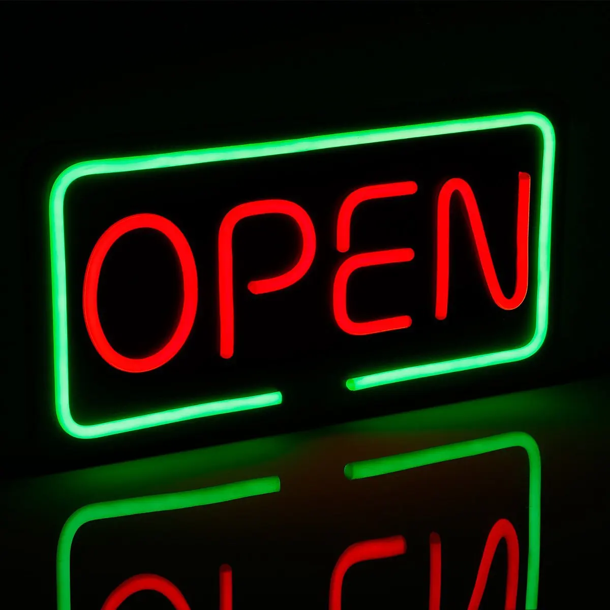 

LED OPEN Neon Sign Light Hanging Bar Party Store Visual Artwork Lamp Decoration Neon Light Board 50X25cm Commercial Lighting