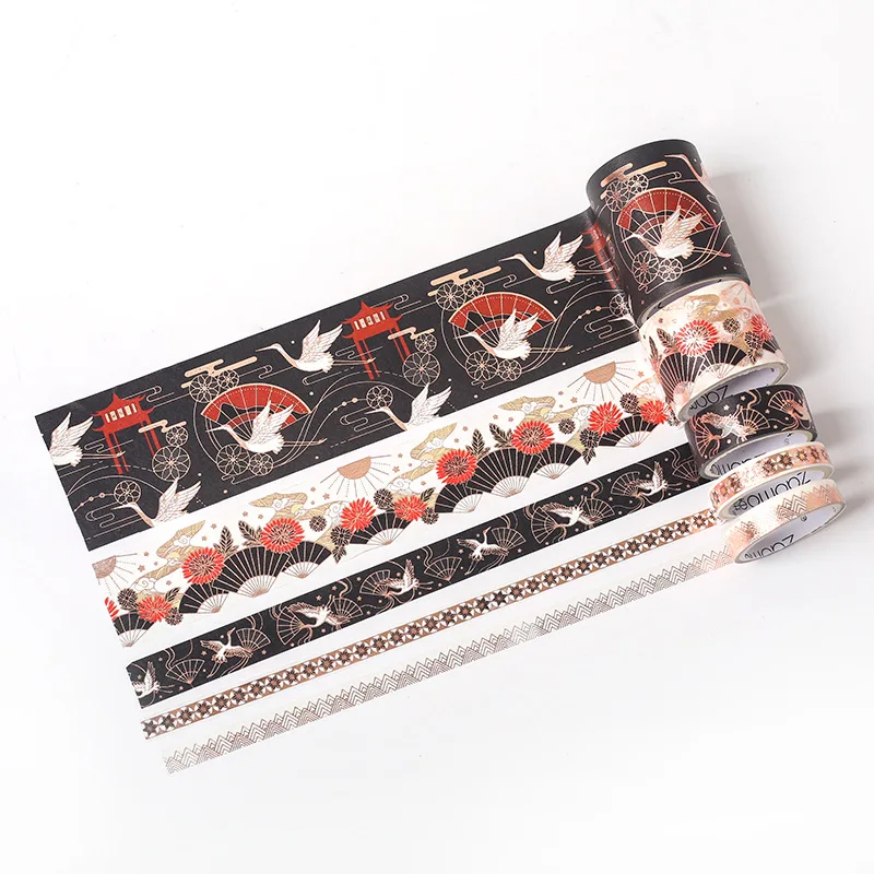 1set/lot Washi Masking Tapes Floating life Decorative Adhesive Scrapbooking DIY Paper Stickers - Цвет: HeLiHuaTing