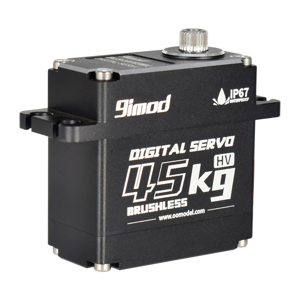 Servo moteur RC haute puissance 35kg 45kg métal gear 270° 360° avec bras de servo et vis de fixation