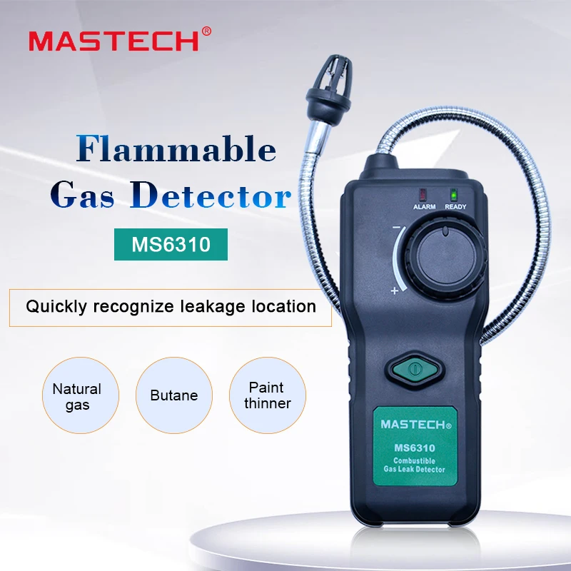 Детектор газа MASTECH MS6310 детектор утечки горючих газов тест Измеритель для природного Бутана краски тоньше анализатор горючих газов|Газоанализаторы| | АлиЭкспресс