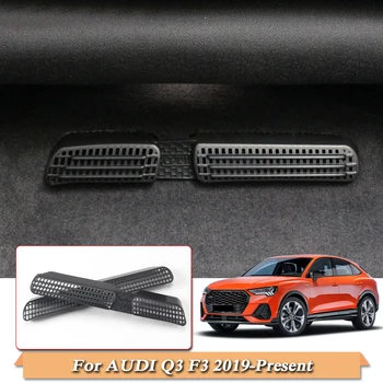 

Car Styling ABS Chrome For Audi Q3 F3 2019-Present Under Seat Air Outlet Internal Decorations Cover Car Stickers Accessories