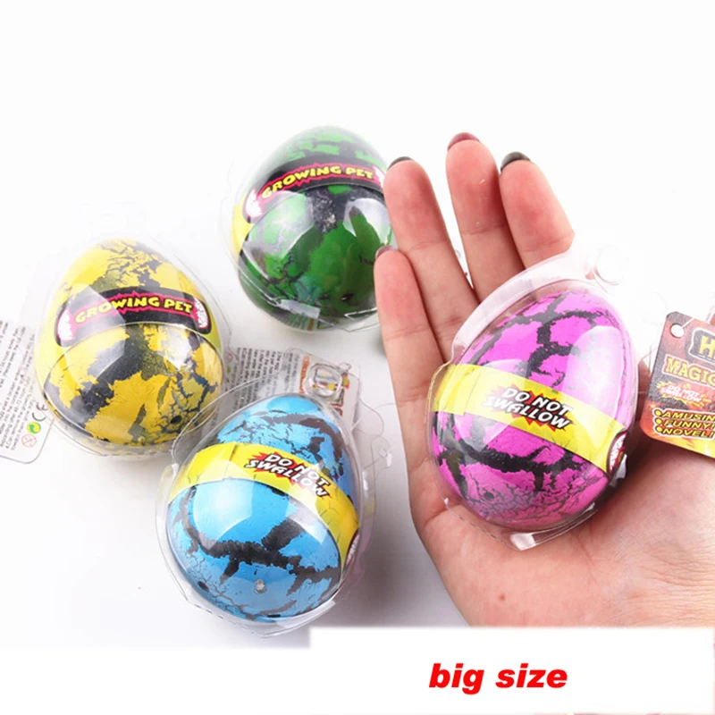 Novel Toy Water Growing Hatching Inflation Dinosaur Egg Model Magic Children Toy Water Hatching Egg
