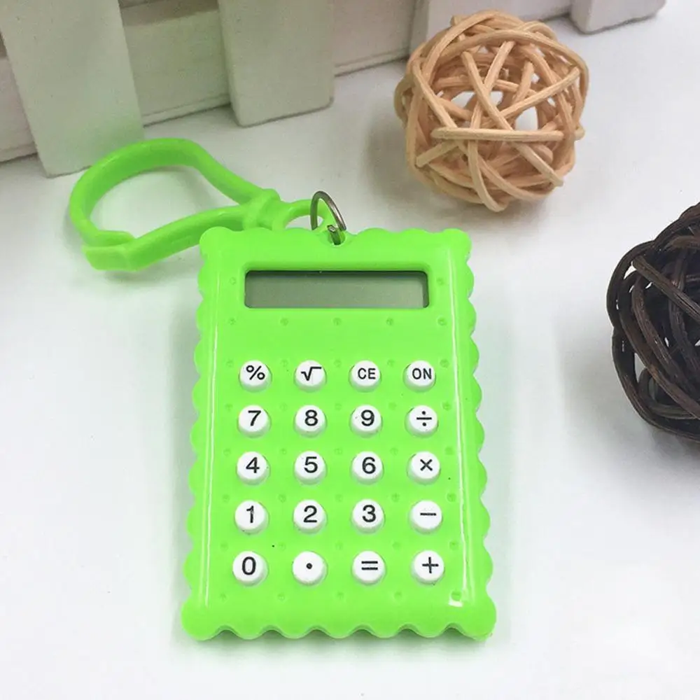 New Arrival Student Mini Plastic 8 Digits Electronic Calculator Candy Color Calculating Office Supplies Gift Super Small