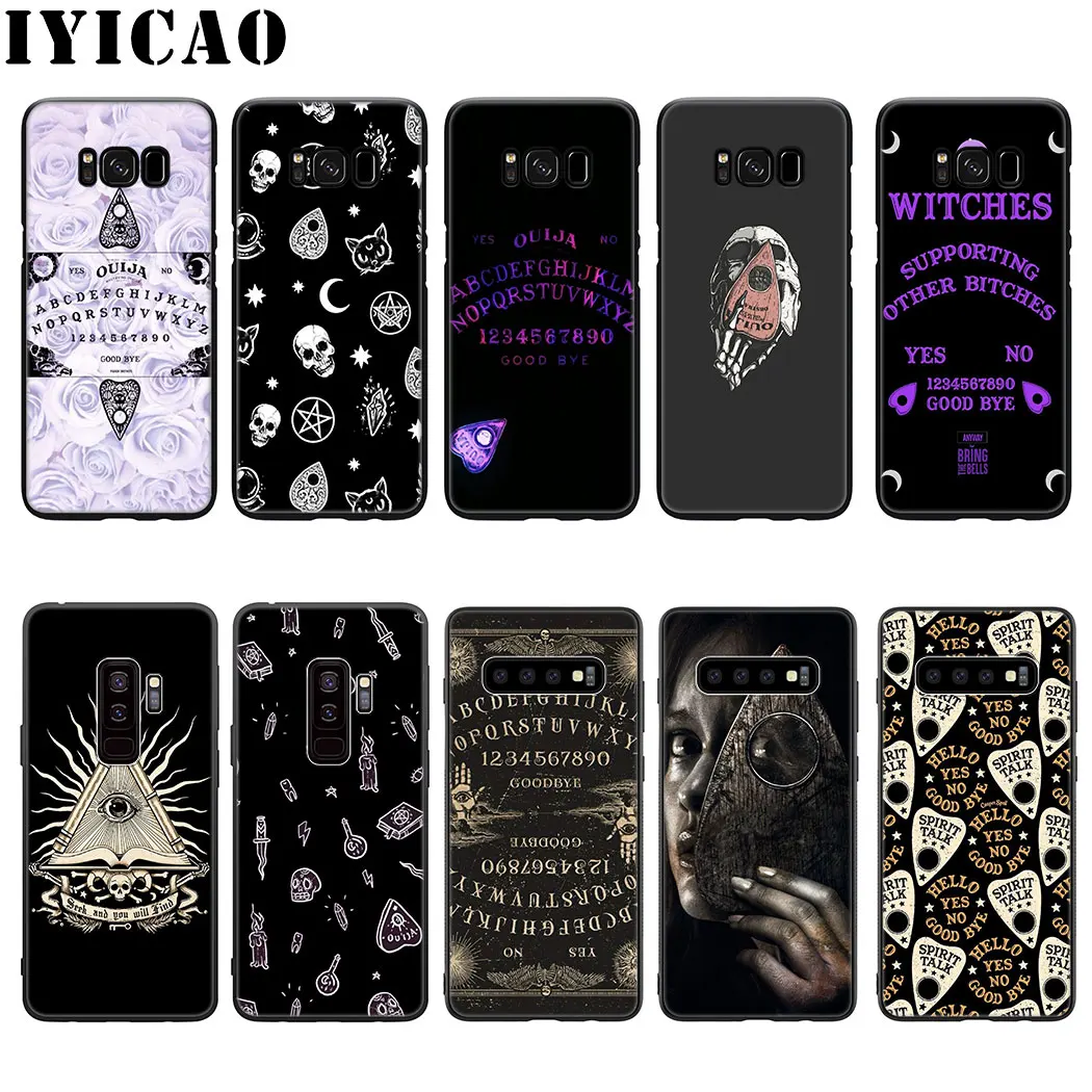 

IYICAO Ouija Board Silicone Soft Phone Case for Samsung Galaxy S10 S9 S8 Plus S6 S7 Edge S10e Cover