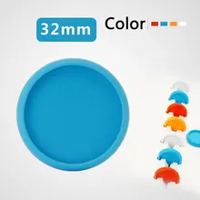 32 мм 10 шт. пластмассовые диски для переплета с Т-образным грибовидным отверстием в рулонах формата А4 блокнот на кольцах для хранения канцелярские принадлежности