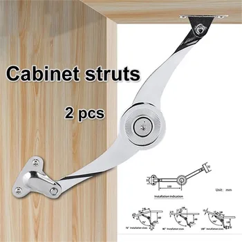 

Cabinet Cupboard door Folding Lid Support Hinge Damper Buffer Soft Close Kit Maximum Open Angle 110 Degree(Pack of 2)