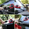 Window Cleaner Brush Kit Tools Car Auto Windshield Clean Wiper Micro Fiber Cleaner Telescoping Rod Glass Window Purifying Brush 4