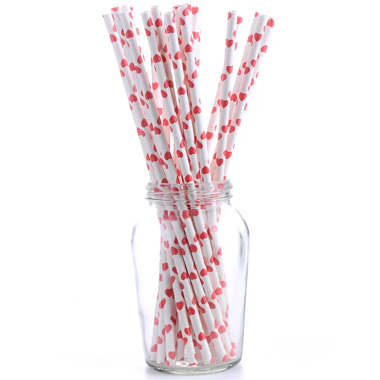 

2019 Manufacturers Direct Selling Color Environmentally Friendly Originality Straw Dessert Decorative Paper Straw Creative Party