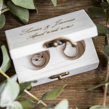

Custom any language wedding rustic ring bearer box reclaimed wood ring box,personalize wedding ring holder Proposal ring boxes