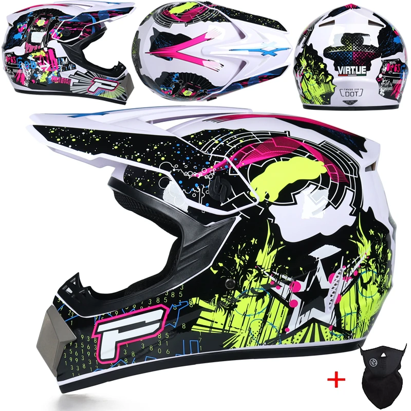 Motorcycle Men Motocross Off Road Match Helmet Protective Helmets Atv Dirt Bike Downhill Mtb Dh Capacete Get Helmets Aliexpress