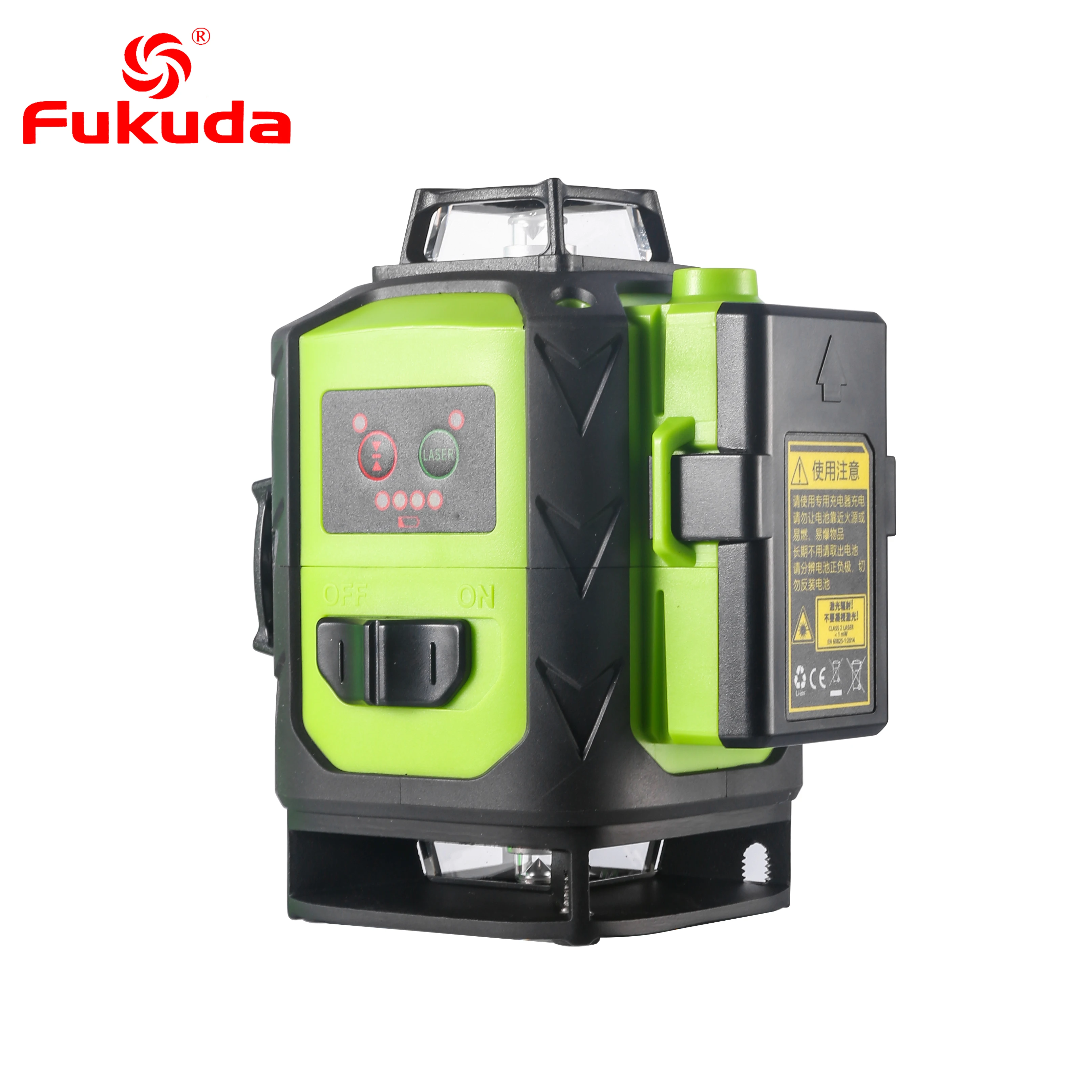 Fukuda бренд 16 линий 3D MW-94D-4GJ лазерный уровень самонивелирующийся 360 горизонтальный вертикальный крест супер зеленый лазер пульт дистанционного управления