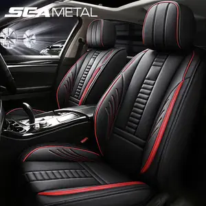 SEAMETAL All-inclusive-Auto Sitz Deckt Luxus Leder Auto Sitz Abdeckung  Kissen Auto Stuhl Protector Universal Fit Auto Lkw SUV - AliExpress