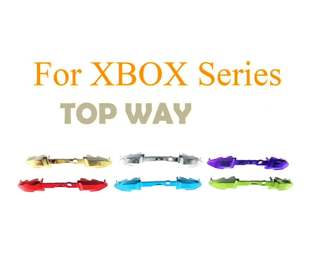 2 Pezzi Chrome Paraurti Per Xbox Serie S & X Controller Lb Rb Trigger Pulsante Paraurti Per Xbox Serie S X Sostituzione Controller
