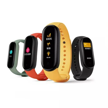 

Original Xiaomi Mi Band 5 Wristband 4 Color Heart Rate Fitness Tracker Bluetooth Sport Bracelet AMOLED Screen Miband 5