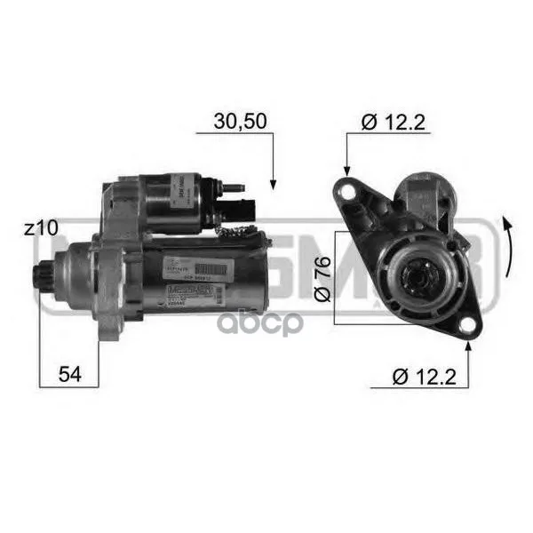 Стартер Audi A3/Seat Altea/Ibiza/Skoda Fabia/Octavia/Vw Golf/Polo Era арт. 220446