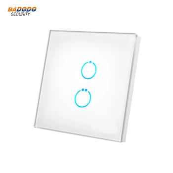 

Z-Wave Plus Touch Panel power Switch MCO HOME EU868.42MHz 1gang MH-411 2 gang MH-412 ON/OFF switch 60x60mm EU type
