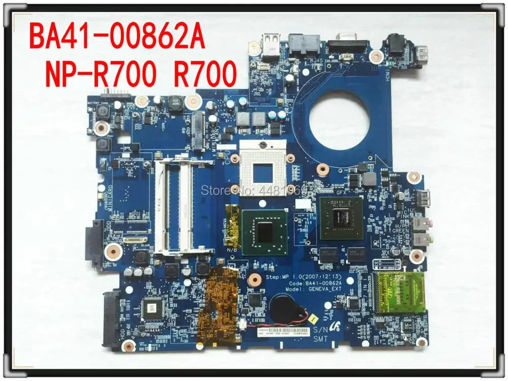 BA41-00862A для samsung NP-R700 R700 Материнская плата ноутбука 965PM DDR2 с видеокартой Бесплатный процессор