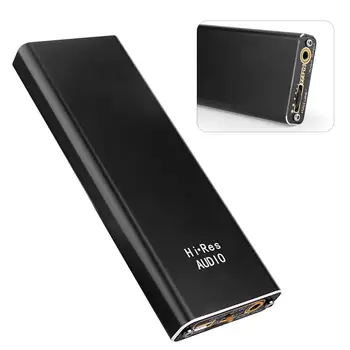 

New Portable Mobile Phone Headphone 3.5mm Earphone HiFi Audio Decoder Music Player Amplifier Built-in battery