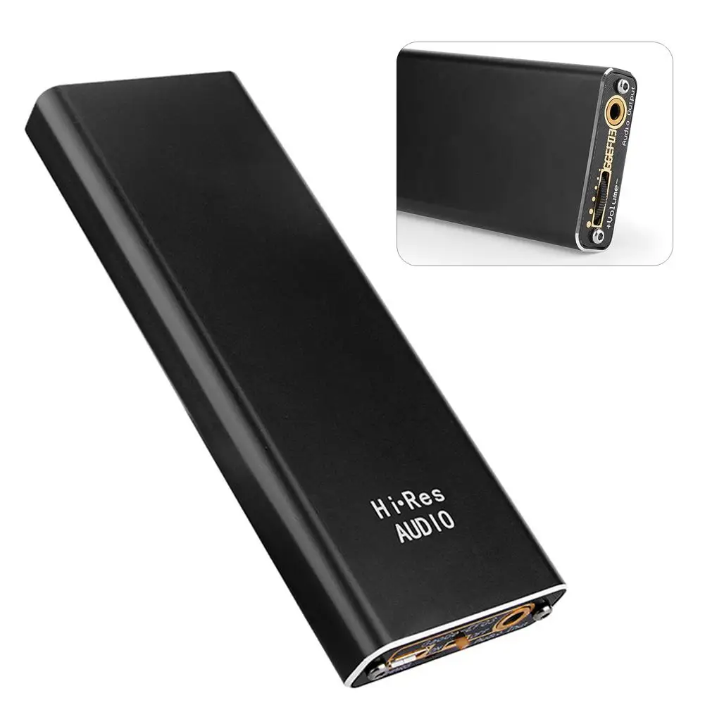 New Portable Mobile Phone Headphone 3 5mm Earphone HiFi Audio Decoder Music Player Amplifier Built in battery
