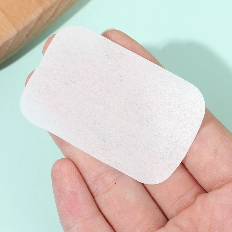 100×Portable Washing Slice Sheets Bath Hand Travel Scented Foaming Soap Paper 80 40pcs travel portable disinfecting paper soaps washing hand bath mini disposable scented slice sheets foaming soap paper