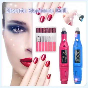 

Professional Nail Art Drill File UV Gel Remove Sanding Buffer Pedicure Electric Machine Drills Professional Nail Art Tools Kits
