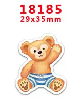 PR18185 30 шт./Плоская задняя часть полимерные персонажи мультфильмов diy украшения ремесла аксессуары DIY материалы ручной работы PR11690 - Цвет: PR18185