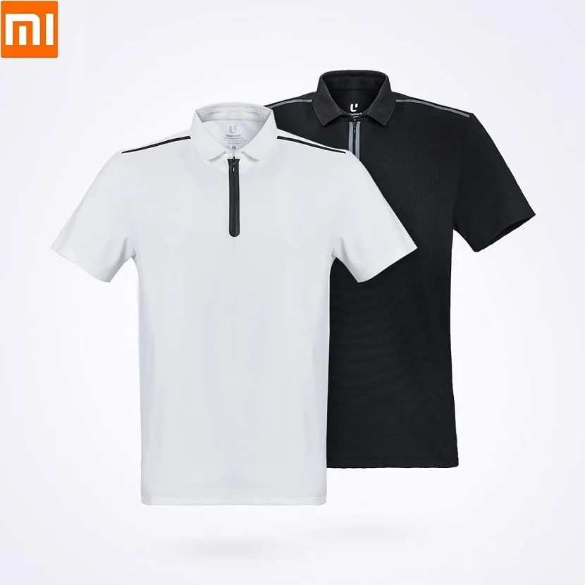 Xiaomi ULEEMARK мужской моды функция спортивные мужские Поло рубашка дышащий бизнес короткий рукав YKK молния
