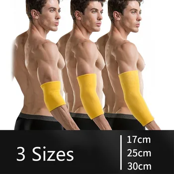 

1 Piece 17/25/30cm Elbow Protector Elastic Gym Sport Tennis Basketball Elbow Support Compression Sleeve Brace Thick Arm Warmer