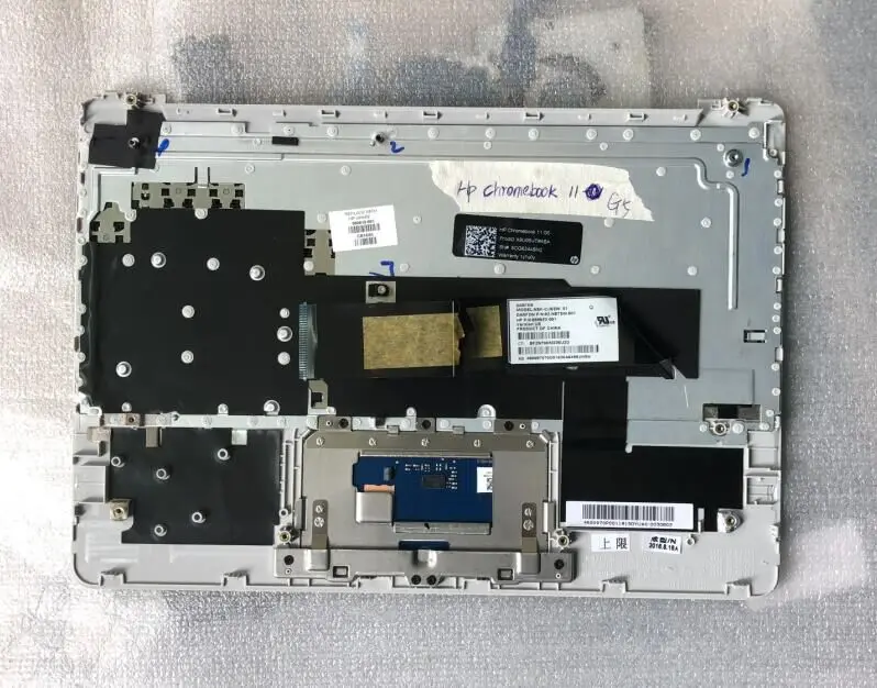 Для hp Chromebook 11 G5 Ноутбук Упор для рук крышка клавиатура оболочка верхний чехол Touc hp ad 855623-001