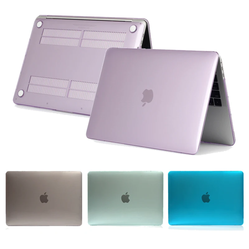 Прозрачный чехол для ноутбука MacBook Touch ID A1932 2018 Macbook Air 13 A1466 A1369 Pro Retina 11 12 15 16 Жесткий