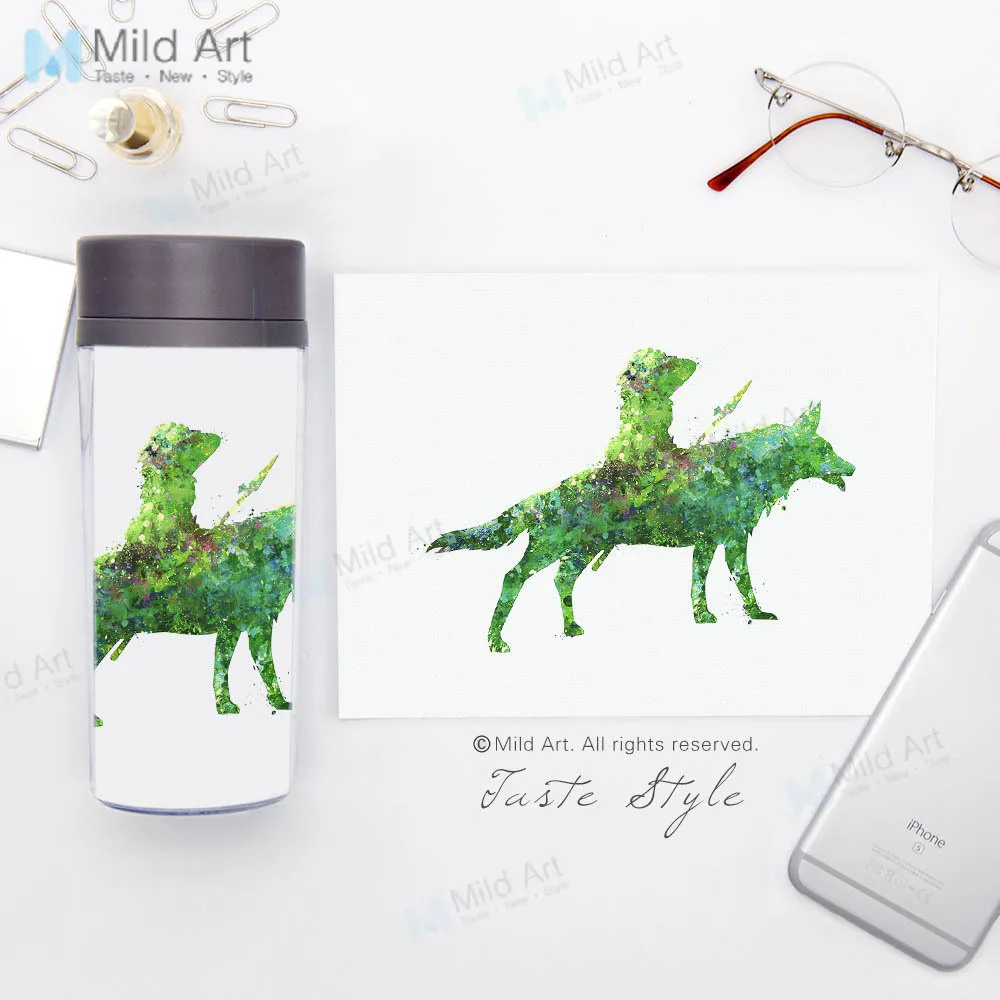 

Mild Art Cool Creative DIY Glass Portable Plastic Anime Portable Bottle 300ml Children Gift Tea Cup